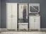 Garderobenschrank, Farbe: Elfenbein - 191 x 78 x 39 cm (H x B x T) Abbildung