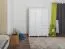 Echtholz Schrank, Farbe: Weiß 195x135x59 cm Abbildung