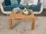 Couchtisch Eiche Massivholz Farbe: Natur 45x80x80 cm Abbildung