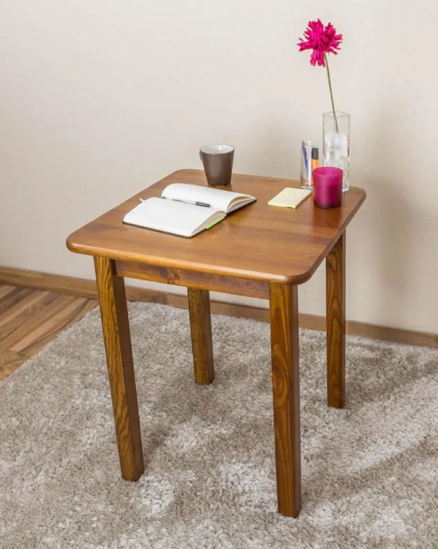 Holztisch 60 x 60 cm Abbildung