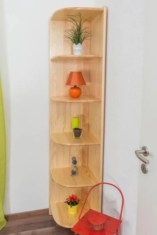 Regal - 40 cm breit, Kiefer Holz-Massiv, Farbe: Natur Abbildung