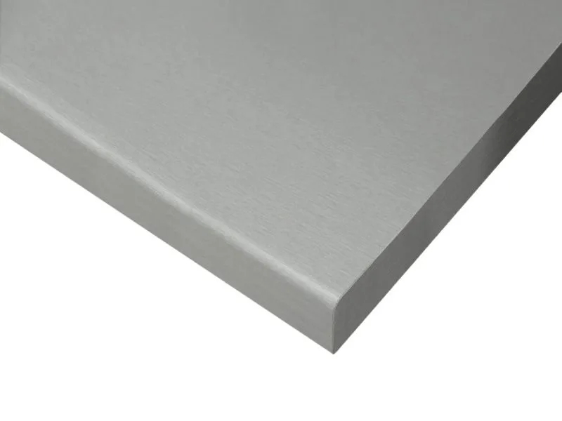 Arbeitsplatte für Küchenzeile / Küchenblock Kolubara, Farbe: Platina, Maße: 2,8 x 40 x 60 cm