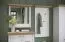 Garderobe Lotofaga 01, Farbe: Weiß / Walnuss - 115 x 65 x 13 cm (H x B x T)