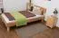 Jugendbett Wooden Nature 01 Kernbuche massiv geölt  - Liegefläche 100 x 200 cm (B x L) 