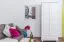 Kleiderschrank massiv weiss