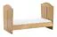 Kinderzimmer Komplett Set A Mille | 3-teilig | Farbe: Eiche | Soft-Close-Funktion | ABS-Kanten | Wickelkommode | Gitterbett| Kleiderschrank