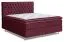 Boxspringbett 200 x 200 cm Rot