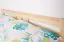 Doppelbett / Gästebett 39 inkl. Lattenrost, Farbe: Natur, massiv - 180 x 200 cm (B x L)