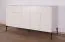 Kommode Asau 14, Farbe: Kaschmir / Eiche dunkel - Abmessungen: 83 x 150 x 47 cm (H x B x T)