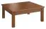 Beistelltisch Couchtisch Eiche teilmassiv Farbe: Walnuss 40x90x90 cm