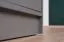Schmale Kommode Hannut 49, Farbe: Anthrazit - Abmessungen: 84 x 90 x 40 cm (H x B x T)