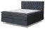 Boxspringbett 105 x 200 cm Grau Abbildung