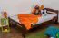 Bett 120 x 200 cm Buche Dunkelbraun mit Lattenrost Abbildung