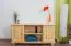 TV-Lowboard Landhausstil Massivholz Farbe: Natur 55x118x47 cm Abbildung