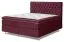 Boxspringbett 120 x 200 cm Rot Abbildung