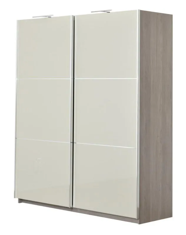 Kleiderschrank beige hochglanz Abbildung