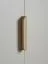 Falttür / Kleiderschrank | Farbe: Beige / Eiche | 2 Türen | inkl. LED-Beleuchtung mit Bewegungssenor | 140 x 60 x 240 cm | 10 Fächer | Soft-Close