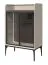 Wohnzimmer - Set B Manono | 4-teilig | Farbe: Creme | LED-Beleuchtung | Soft Close System | Metallbeine