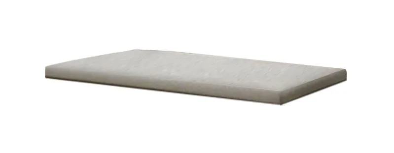 Sitzkissen | Farbe: Beige | angenehm gepolstert | Samt Stoff