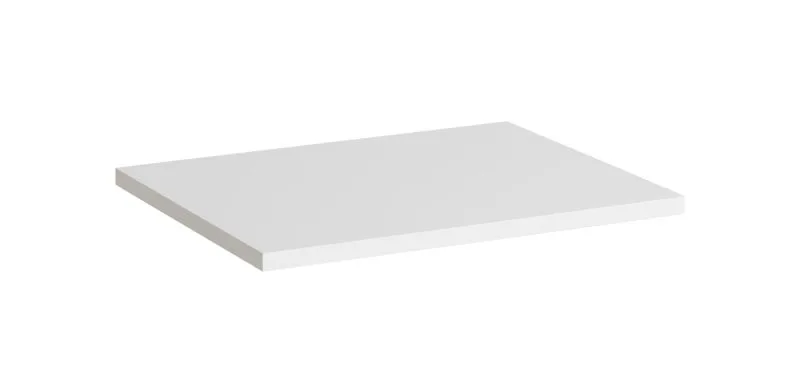 Holzeinlegeboden | 2er Set | Farbe: Weiß | Maße: 50 x 36 x 2 cm