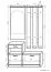 Garderobe Paseh 14, Farbe: Erle - Abmessungen: 200 x 115 x 35 cm (H x B x T)