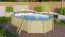 Pool 4 aus Holz, Farbe: Natur KDI, Ø 633 cm, inkl. Leitern