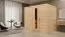 Sauna "Leja" mit Energiespartür - Farbe: Natur - 231 x 196 x 200 cm (B x T x H)