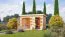 Gartenhaus naturbelassen, Grundfläche: 8,76m²