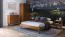 Schmale Kommode mit drei Schubladen Engordany 04 | Buche Vollholz massiv | lackiert | Farbe: Eiche Rustikal | Soft-Close-Funktion | für Wohnzimmer