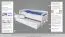 Bett weiß 90x200