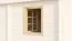 Gartenhaus PO12 - 34 mm Blockbohlenhaus, Grundfläche: 13,90 m², Satteldach
