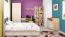 Jugendzimmer - Kommode Gabriel 03, Farbe: Eiche Braun / Creme - 88 x 78 x 52 cm (H x B x T)