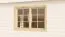 Doppelfenster für 44 mm Gartenhäuser, Maße: 945 x 1360 mm
