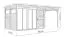 Gartenhaus mit Schleppdach| Naturbelassen | Elementbauweise | inkl. großem Panoramafenster | Grundfläche: 13,08 m² | inkl. Fußboden | Sonnenglück 02 | Poolhaus | Flachdach