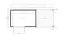 Gartenhaus Lounge Frankfurt 02 mit Dachanbau | Grundfläche 13,12 m² | Grau / Anthrazit | Schleppdach | Elementgartenhaus | HPL-Fassadenplatten