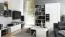 92 cm breiter Kleiderschrank mit 3 Türen | Farbe: Weiß Abbildung