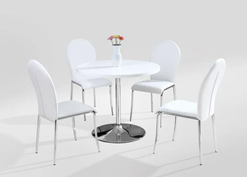 Esstisch Esszimmertisch 90x90 cm, Farbe: Weiß Abbildung