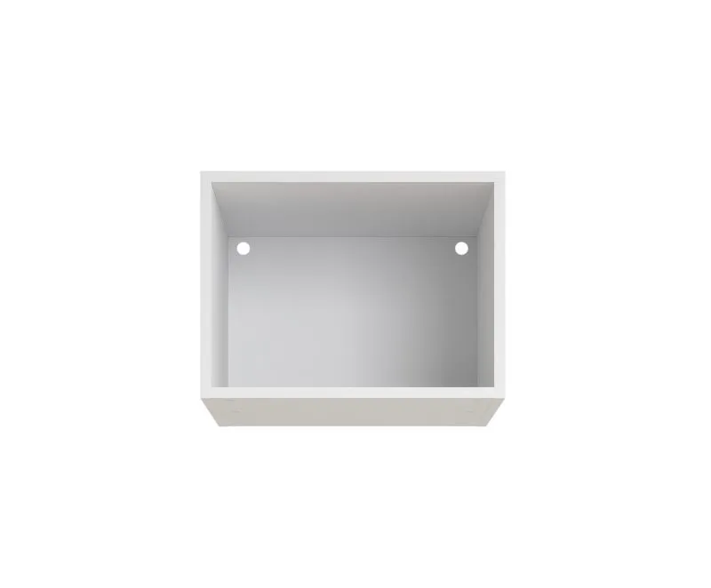 Aufsatz für Kleiderschrank | Farbe: Weiß | Maße: 51,5 x 55 x 38,5 cm