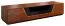 TV-Board teilmassiv Farbe: Walnuss / Schwarz 38x182x50 cm Abbildung