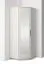 Eckkleiderschrank | Kaschmir | 1 Spiegeltür | 2 Kleiderstangen | 5 Fächer | Push-to-open Funktion | 43 x 38 x 185 cm | Hochwertig Verarbeitet | 2 Fußvarianten
