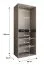 Drehtürenschrank | Weiß | 12 Drehtüren | 9 Fächer | 3 Kleiderstangen | 270 x 52 x 203 cm | hochwertig Verarbeitet | Soft-Close Funktion | Kleiderschrank | grifflose Türen