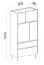 Eleganter Schrank Fricourt 05, Beige / Eiche hell, 165 x 80 x 40 cm, mit 6 Fächern und 2 Schubladen, ABS-Kanten, exakte Konstruktion, langlebig