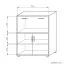 Kommode Curug 11, Farbe: Eiche / Buche hell - Abmessungen: 113 x 90 x 34 cm (H x B x T)