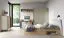 Wandregal Sampont 11, Mintgrün / Eiche dunkel, 33 x 125 x 33 cm, mit 2 geräumigen Fächern, Hängeregal, ABS-Kanten, robust und stabil, lange Lebensdauer