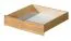 Kinderbett / Jugendbett Milo 36 inkl. 2 Schubladen und Lattenrost, in Natur, Kiefer Massivholz, Liegefläche 90 x 200 cm, robust und langlebig