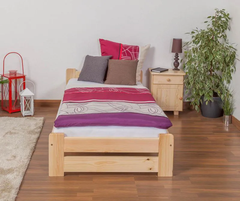 Futonbett Kiefer 90 x 200 cm Natur Abbildung