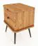 Nachtkommode Rolleston 05 Kernbuche massiv geölt - Abmessungen: 57 x 50 x 41 cm (H x B x T)