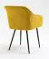 Stuhl Maridi 251, Farbe: Gelb - Abmessungen: 81 x 57 x 61 cm (H x B x T)