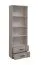 Regal | Kaschmir | 2 Schubladen | Bücherregal | genügend Stauraum | 4 Fächer | 60 x 35 x 175 cm | modernes Design | für Wohnzimmer oder Büro