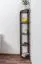 Bücherregal - 30 cm breit, Kiefer Holz-Massiv, Farbe: Nuss Abbildung